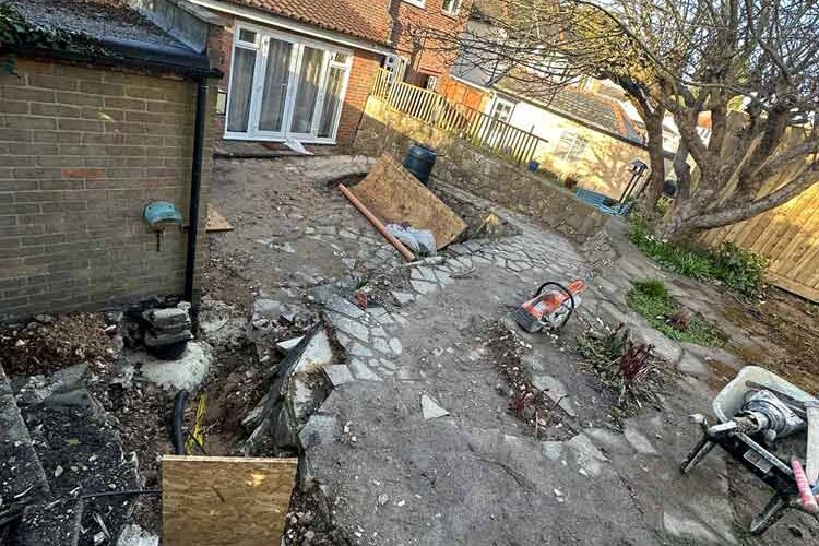 Terraced Garden Landscaping Buckinghamshire