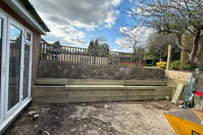 Terraced Garden Landscaping Buckinghamshire