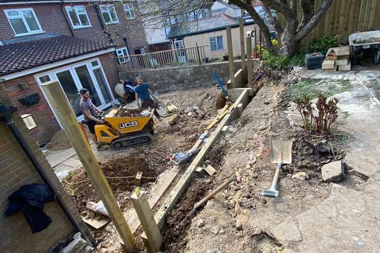 Terraced Garden Landscaping Buckinghamshire