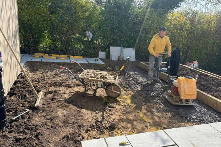 Terraced Garden Landscaping Buckinghamshire