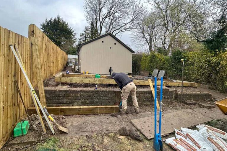 Terraced Garden Landscaping Buckinghamshire