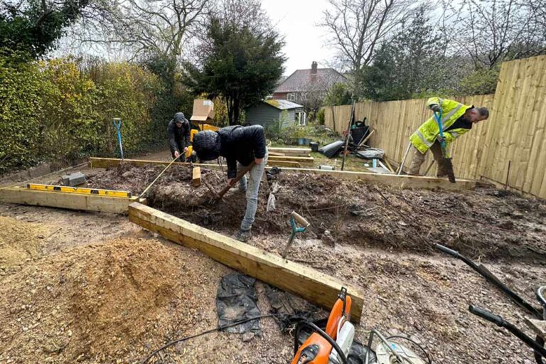 Terraced Garden Landscaping Buckinghamshire
